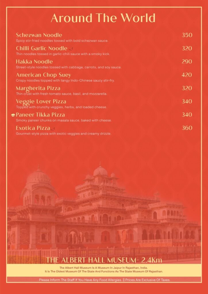 Govindam Retreat menu page 10