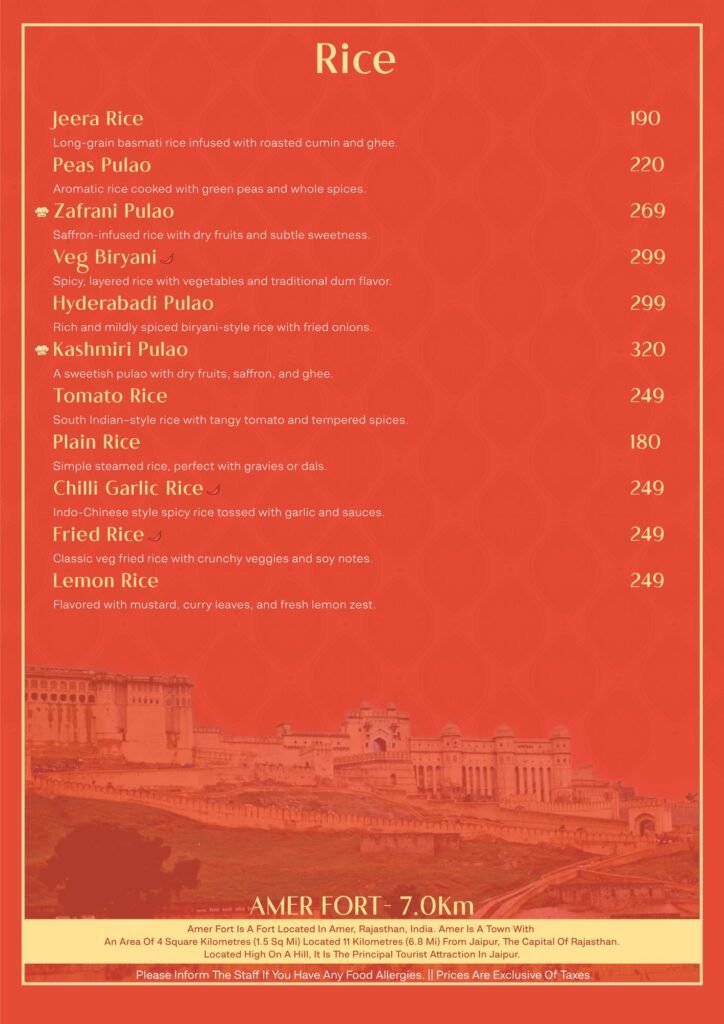 Govindam Retreat menu page 11
