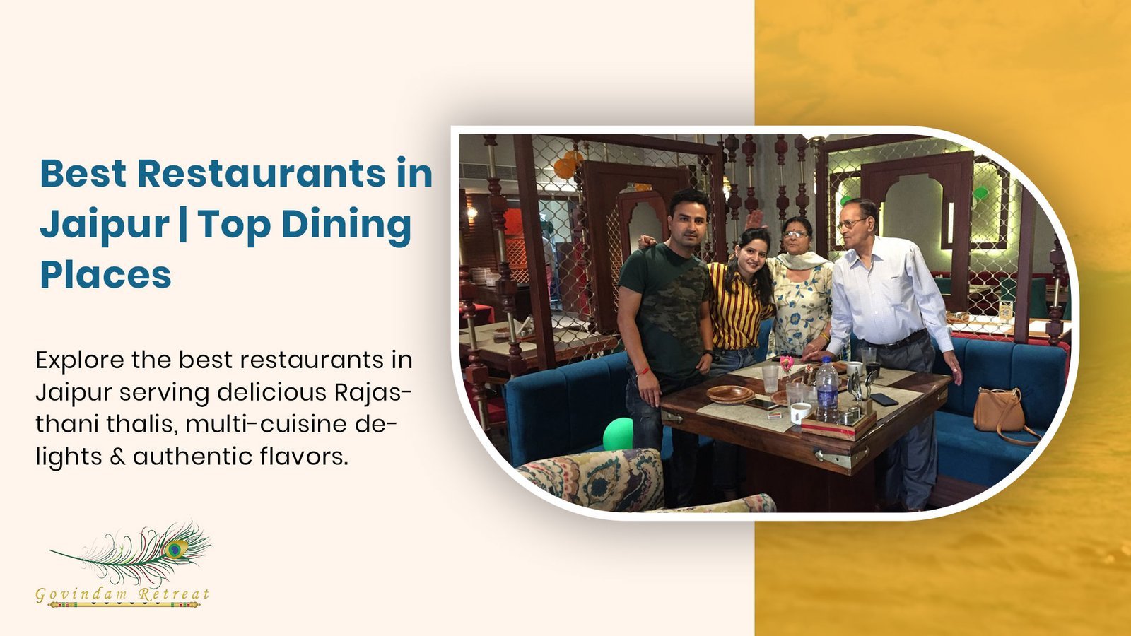 Best Restaurants in Jaipur | Govindam Retreat Dining Experience