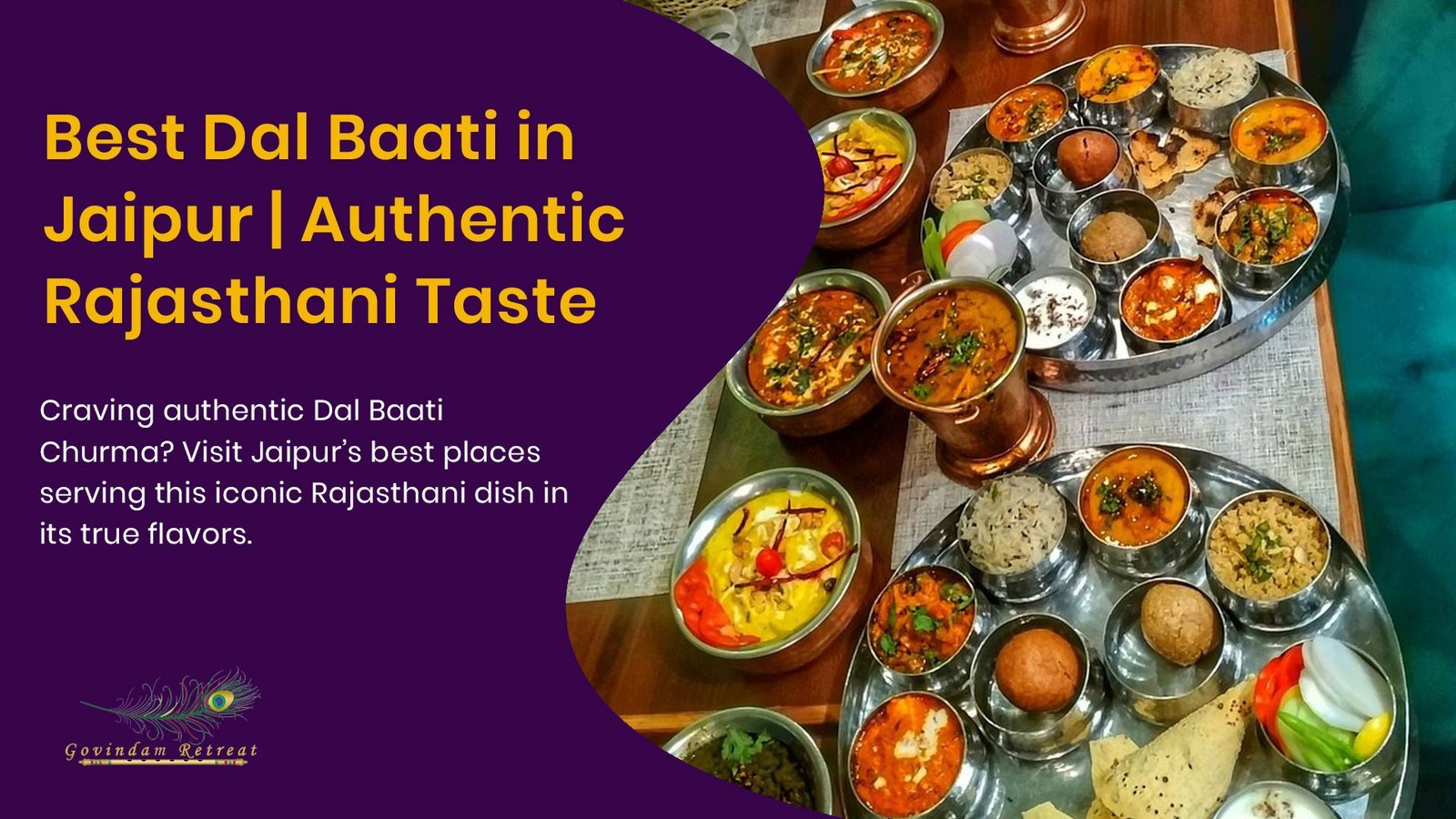 Best Dal Baati in Jaipur | Authentic Rajasthani Culinary Heritage
