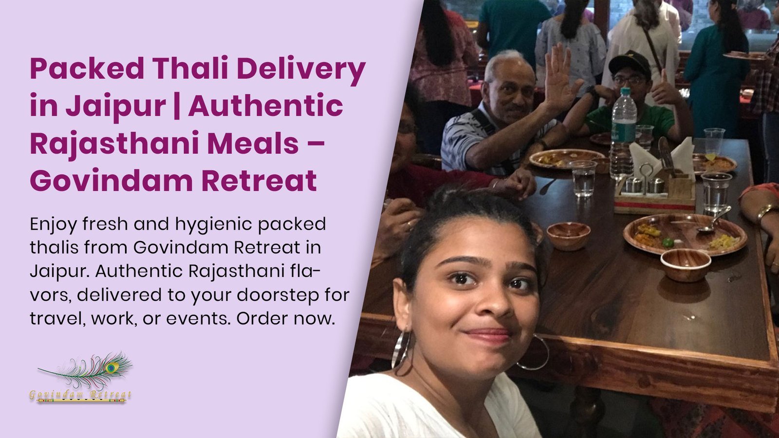 Packed Thali Delivery in Jaipur
