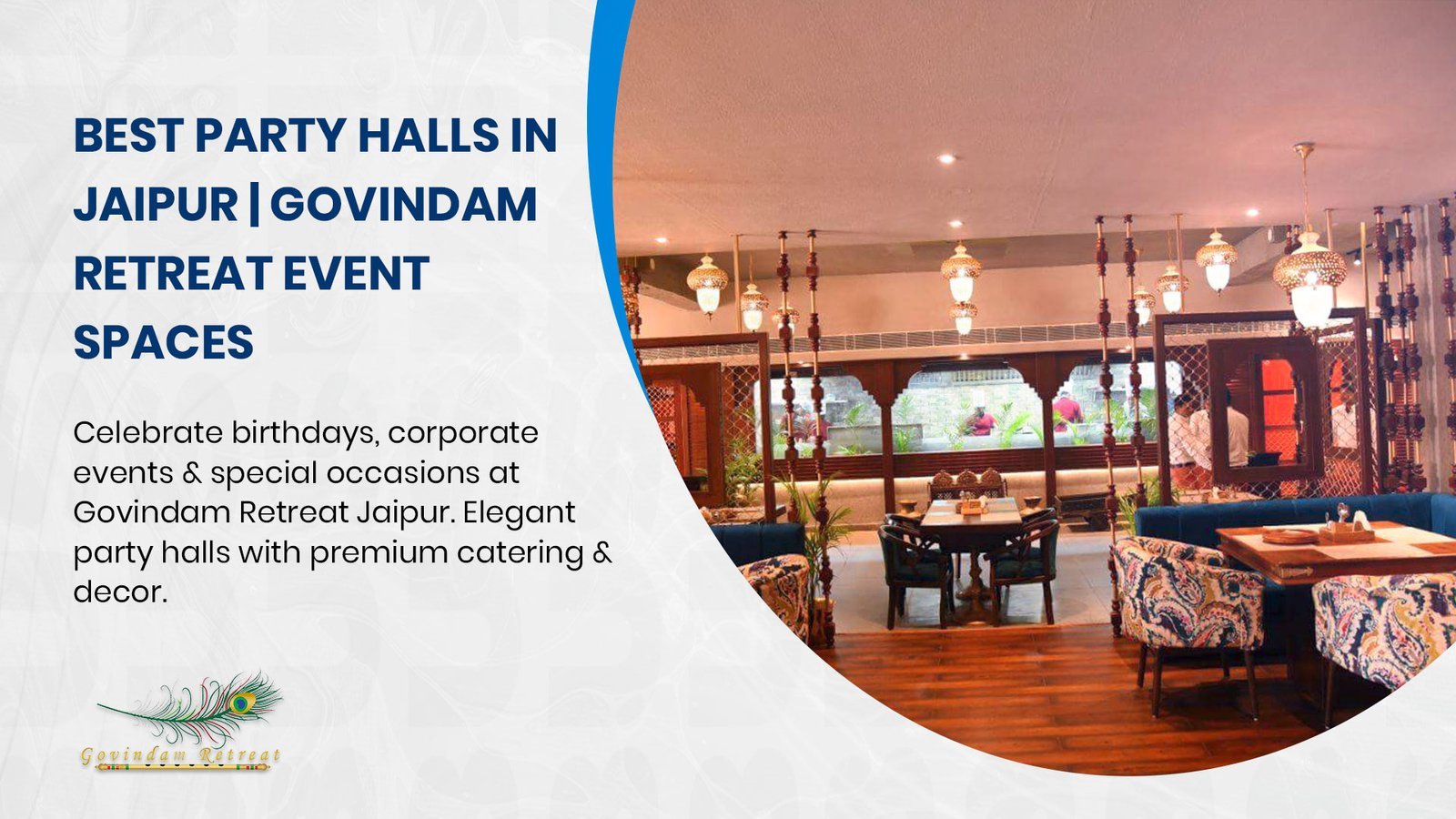 Discover the Best Party Halls in Jaipur at Govindam Retreat