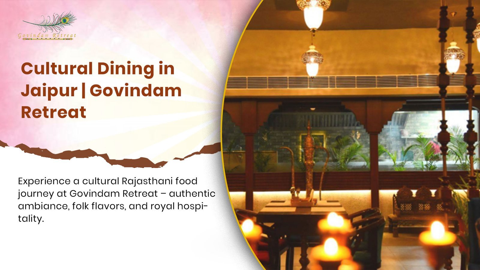 Cultural Rajasthani Dining Experience Jaipur: 9 Immersive Heritage Treasures at Govindam Retreat