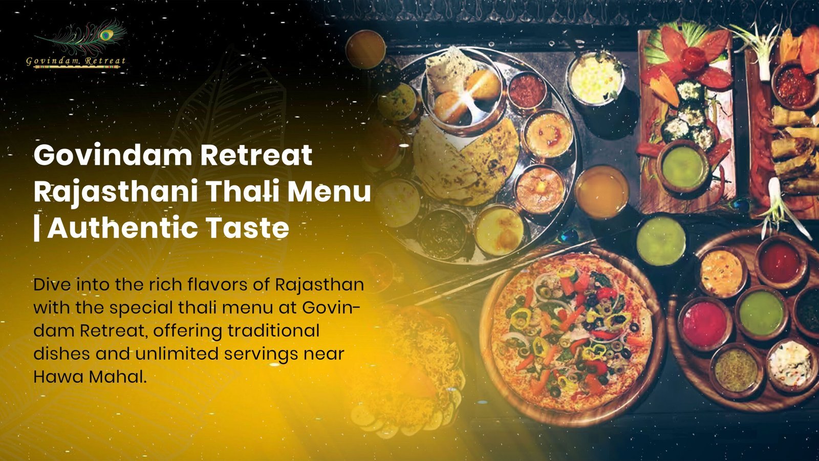 Govindam Retreat Rajasthani Thali Menu: A Complete Guide to Authentic Flavors