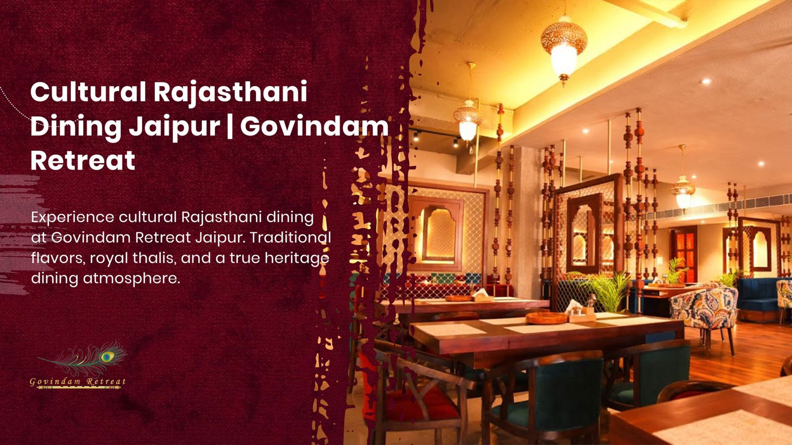 Cultural Rajasthani Dining at Govindam Retreat: Authentic Heritage Experience