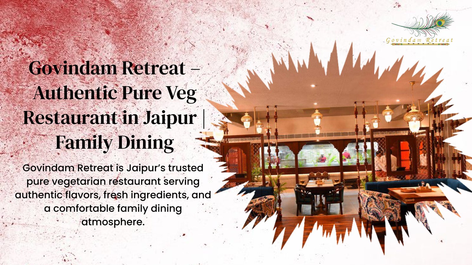 Govindam Retreat: Authentic Pure Veg Restaurant Jaipur Family