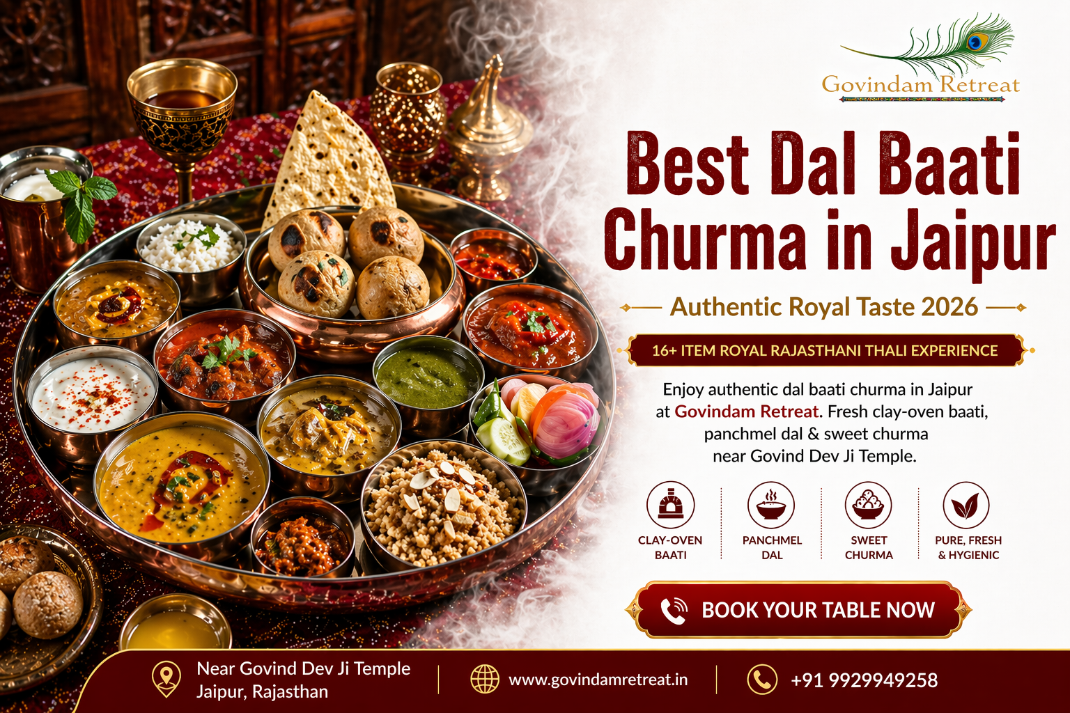 Dal Baati Churma Restaurant Jaipur — Authentic Trusted Guide 2026